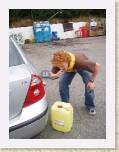 08Aug05 - Andy & Nay Surfing Weekend 003 * Petrol doesn't taste that nice. * 1704 x 2272 * (762KB)